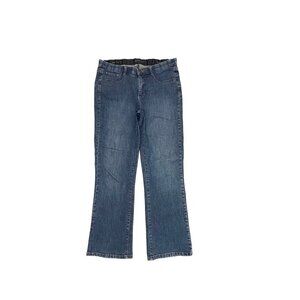Lee Bootcut Women's‎ size 14 Dark Wash Blue Denim jeans